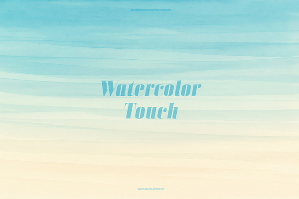 PSD 백그라운드 일러스트 붓터치 수채화 사람없음 파란색 그라데이션 베이지색 국내일러스트 컬러 파일형식