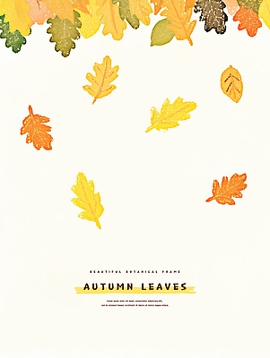 PSD 백그라운드 낙엽 일러스트 자연 사람없음 가을 떨어짐 국내일러스트 계절 컨셉 잎 생태계 파일형식