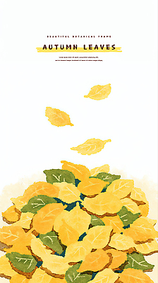 PSD 백그라운드 낙엽 일러스트 자연 사람없음 가을 국내일러스트 계절 잎 생태계 파일형식