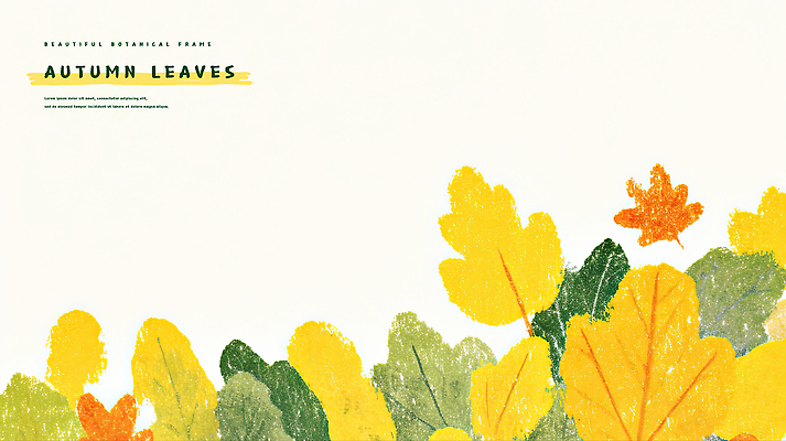 PSD 백그라운드 일러스트 자연 나뭇잎 사람없음 가을 카피스페이스 국내일러스트 계절 잎 공백 생태계 파일형식