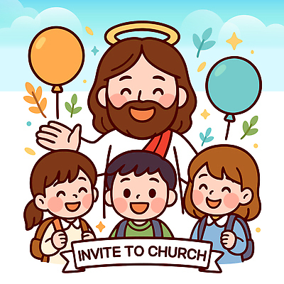 여자 남자 행복 어린이 일러스트 미소 여러명 상반신 친구 교회 기쁨 축하 예수 즐거움 초대 풍선 추수감사절 국내일러스트 AI파일 감정 기독교 다수 컨셉 관계 종교건축 표정 사람 건물 신_종교 파일형식 벡터