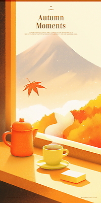 PSD 감정 길 커피 단풍 일러스트 자연 주전자 휴식 산 따뜻함 풍경 노란색 평화 가을 차 창가 뷰티풀 색감 순간 국내일러스트 계절 음료 컬러 컨셉 잎 창문 주방용품 생태계 파일형식