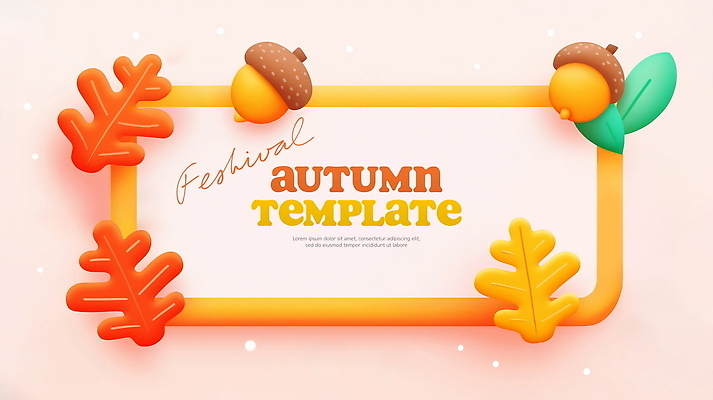 PSD 템플릿 편집이미지 디자인 계절 컬러 백그라운드 자연 나뭇잎 이벤트 그래픽 장식 축제 가을 화려 도토리 테마 이미지편집 컨셉 잎 견과류 생태계 파일형식