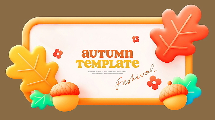 PSD 템플릿 편집이미지 디자인 계절 컬러 백그라운드 단풍 일러스트 이벤트 그래픽 축제 가을 화려 모던 도토리 국내일러스트 이미지편집 컨셉 잎 견과류 파일형식