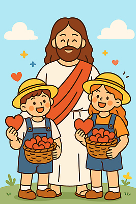 전신 여자 기념일 남자 행복 기독교 어린이 하늘색 과일 일러스트 모션 자연 따뜻함 사랑 웃음 성인 세명 친구 농작물 바구니 믿음 축제 기쁨 추수 가을 하트 예수 가르침 그룹 친환경 자매 감사 형제 소통 공동체 교훈 전도 풍요 국내일러스트 AI파일 모양 계절 교육 감정 종교 컨셉 농업 가족 관계 표정 사람 이벤트 파란색 환경 신_종교 생태계 파일형식 벡터