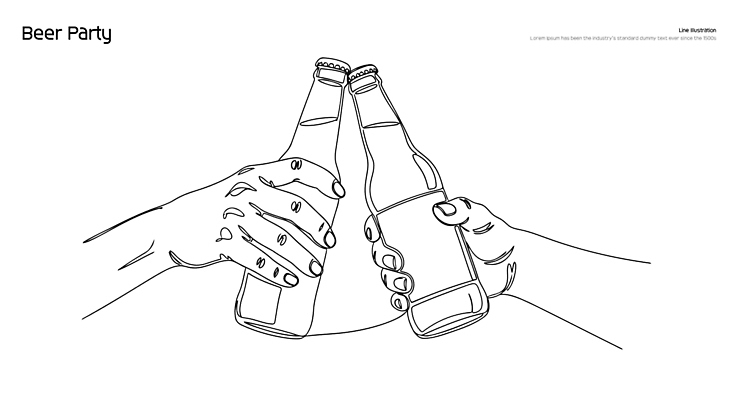 손 감정 음료 일러스트 맥주 들기 취미 신체부위 파티 모임 축하 알코올 그룹 음주 라인아트 즐거움 그림 건배 맥주병 번데기 회식 국내일러스트 AI파일 선 컨셉 모션 술병 주류 사람 이벤트 식사 파일형식 벡터