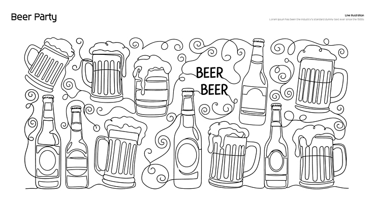 디자인 음료 예술 컬러 일러스트 잔 맥주 사람없음 친구 파티 축제 다양 모임 만남 축하 알코올 칵테일 분위기 라인아트 즐거움 그림 맥주잔 맥주병 맥주거품 국내일러스트 AI파일 식기 감정 선 다수 컨셉 술잔 관계 술병 주류 이벤트 거품 파일형식 벡터