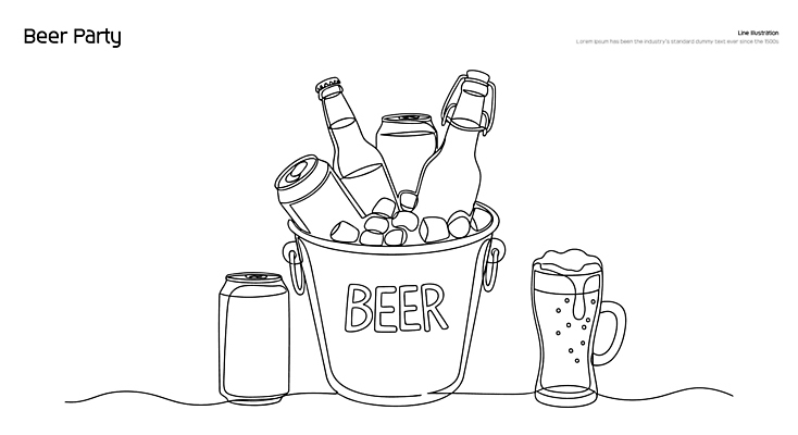 감정 음료 일러스트 디저트 맥주 담배 대화 사람없음 여름 친구 소풍 파티 얼음 모임 마시기 알코올 저녁 시원함 양동이 음주 라인아트 즐거움 담기 맥주잔 맥주병 캔맥주 맥주거품 사교 아이스버킷 국내일러스트 AI파일 자연요소 계절 선 음식 술잔 관계 모션 술병 주류 말하기 이벤트 야외활동 거품 캔 야간 파일형식 벡터