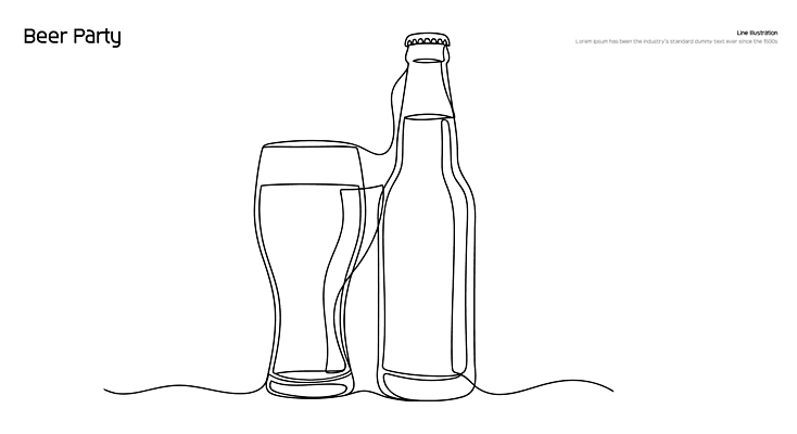 디자인 여유 음료 예술 선 일러스트 잔 기념 맥주 병맥주 사람없음 파티 축제 모임 마시기 알코올 라인아트 즐거움 맥주잔 맥주병 소셜 세련 국내일러스트 AI파일 식기 감정 술잔 모션 술병 주류 이벤트 파일형식 벡터