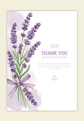 PSD 식물 템플릿 디자인 리본 컬러 꽃다발 일러스트 자연 수채화 여름 보라색 메시지 감사 향기 감성 라벤더 국내일러스트 이미지템플릿 계절 꽃 감정 컨셉 허브 생태계 냄새 파일형식
