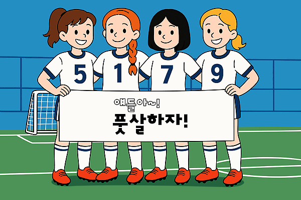 행복 어린이 스포츠 포즈 유니폼 일러스트 응원 모션 필드 협력 경기 친구 운동 축구 기쁨 그룹 골대 애드벌룬 파란배경 부처 국내일러스트 AI파일 옷 감정 백그라운드 불교 관계 건강 사람 파란색 구기 파일형식 벡터