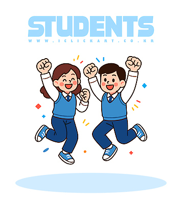 학생 교육 행복 어린이 유니폼 일러스트 학교 모션 협력 함께함 웃음 친구 점프 축제 기쁨 축하 동료 즐거움 놀기 국내일러스트 AI파일 옷 감정 컨셉 관계 표정 사람 파일형식 벡터