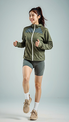 JPG 편집이미지 여자 감정 스포츠 운동화 모션 실내 건강 미소 운동복 조깅 운동 즐거움 의료성형뷰티 스타일 편집실사 AI인물포토 AI콘텐츠 옷 신발 표정 사람 내부 CG 파일형식 AI포토