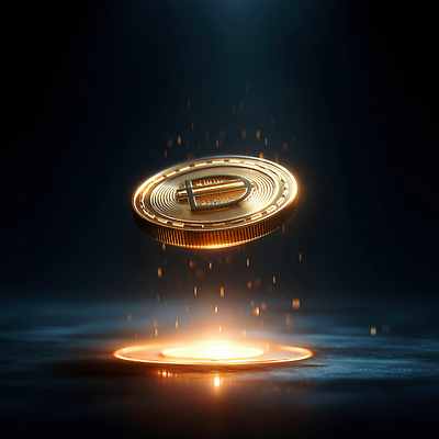 JPG 편집이미지 미래 기술 컴퓨터그래픽 금융 경제 빛 동전 투자 혁명 가상화폐 효과 편집3D 스테이블코인 AI컴퓨터그래픽 AI콘텐츠 컨셉 돈 비즈니스 그래픽 3D 파일형식