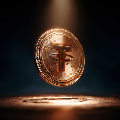 JPG 편집이미지 상징 백그라운드 미래 기술 공중 경제 빛 동전 투자 블록체인 편집3D 스테이블코인 AI컴퓨터그래픽 AI콘텐츠 컨셉 돈 비즈니스 금융 3D 파일형식 4차산업 가상화폐