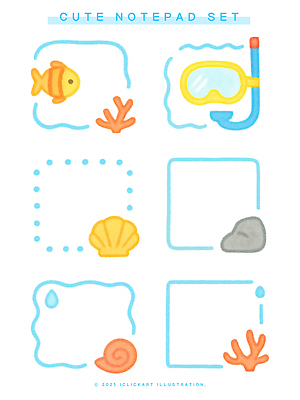 PSD 디자인 예술 바다 컬러 일러스트 자연 조개 어류 세트 수중 수중동물 메모지 스노클링 산호 스톤 국내일러스트 동물 어패류 사무용품 수상스포츠 자포동물 생태계 파일형식