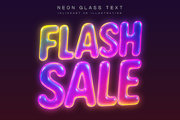 PSD 편집이미지 문자 디자인 컬러 빛 판매 세일 손전등 소식 알림 네온 마케팅 주목 편집3D 조명 3D 파일형식