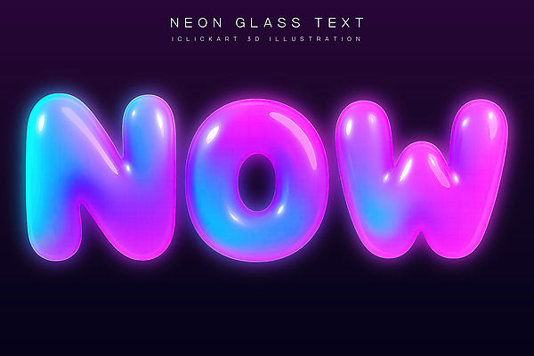 PSD 편집이미지 문자 디자인 컬러 텍스트 유리 3D 감각 화려 모던 그림 네온 효과 국내일러스트 편집3D 컨셉 재질 디지털합성 파일형식