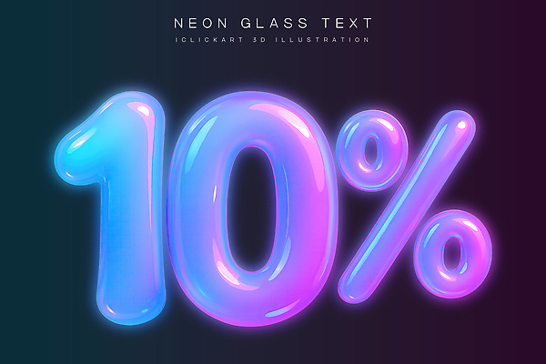 PSD 편집이미지 디자인 컬러 텍스트 유리 조명 그래픽 디지털 모던 네온 효과 국내일러스트 편집3D 재질 3D 파일형식