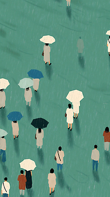 JPG 패션 도로 컬러 일러스트 우산 날씨 거리 대중교통 그림자 풍경 여러명 걷기 도시 보행자 혼잡 빗자루 외출 장마 소음 소멸 국내일러스트 AI일러스트 AI콘텐츠 길 교통수단 다수 교통시설 모션 사람 소리 비_날씨 청소도구 파일형식