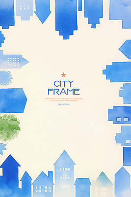 PSD 디자인 예술 백그라운드 일러스트 자연 수채화 풍경 건물 그래픽 파란색 공간 표현 도시 체험 심플 주민 창의성 아기자기 국내일러스트 건축물 컬러 컨셉 생태계 파일형식