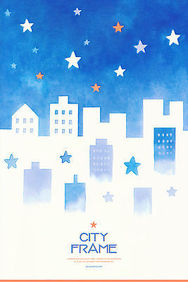 PSD 디자인 실루엣 별 예술 컬러 백그라운드 일러스트 하늘 수채화 풍경 평화 공간 도시 야간 그림 감성 뷰티풀 창의성 스타일 국내일러스트 자연요소 컨셉 촬영기법 파일형식