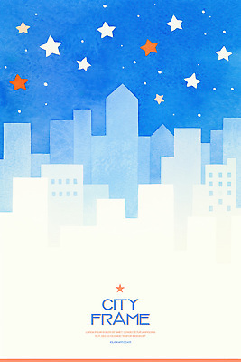 PSD 디자인 별 예술 일러스트 밤하늘 수채화 서울 풍경 건물 그래픽 파란색 고요 도시 그림 뷰티풀 창의성 국내일러스트 자연요소 건축물 컬러 하늘 한국 야간 파일형식