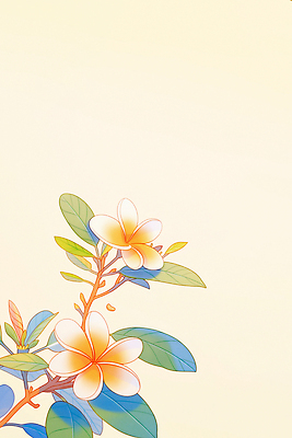 JPG 나무 식물 계절 꽃잎 꽃 잎 일러스트 자연 생명 가지 여름 평화 정원 봄 플루메리아 조화 뷰티풀 색감 생동감 국내일러스트 AI일러스트 AI콘텐츠 컨셉 채소 생태계 파일형식