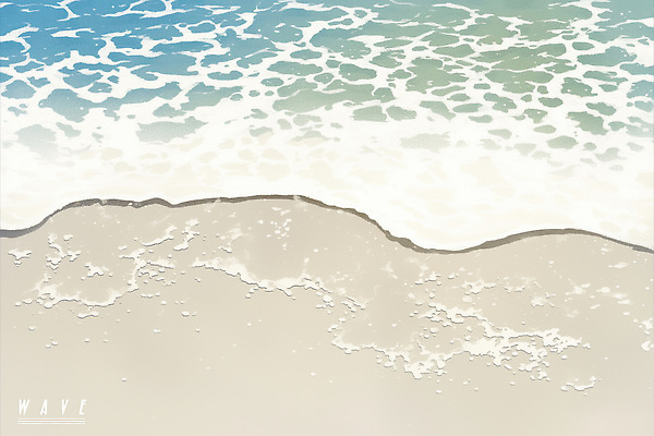 PSD 모래 파도 바다 여행 일러스트 자연 바람 휴식 풍경 해변 일상 여름 파란색 태양 평화 소리 즐거움 수평선 국내일러스트 자연요소 계절 감정 컬러 컨셉 날씨 라이프 생태계 파일형식