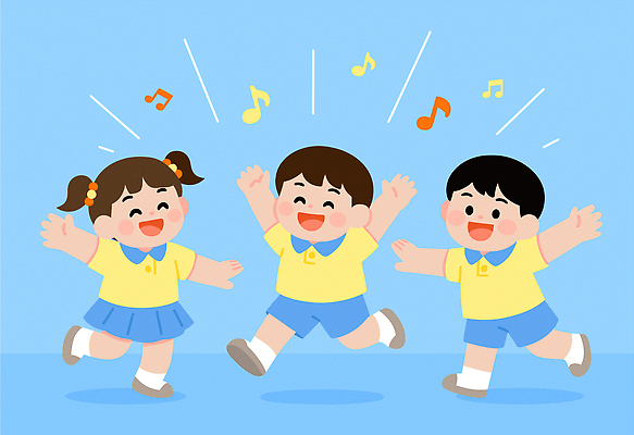 행복 어린이 음악 일러스트 노래 모션 놀이 표정 웃음 여름 파란색 친구 유치원 표현 춤 동료 즐거움 소통 국내일러스트 AI파일 계절 교육 감정 컬러 컨셉 관계 문화예술 사람 파일형식 벡터