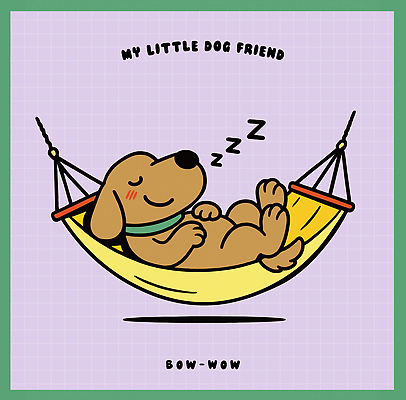 동물 행복 백그라운드 일러스트 휴가 휴식 웃음 생활 반려동물 귀여움 보라색 고요 잠 강아지 편안함 낮잠 해먹 국내일러스트 AI파일 감정 컬러 컨셉 표정 침대 감각 개 파일형식 벡터