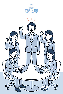 교육 일러스트 회사 성공 회의 협력 아이디어 직장 작업 발전 목표 동료 고민 전략 혁명 리더쉽 프로젝트 국내일러스트 AI파일 감정 컨셉 비즈니스 관계 파일형식 벡터