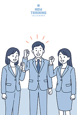 여자 교육 남자 일러스트 비즈니스 성공 회의 협력 직장 자신감 그룹 분위기 격려 소통 손흔들기 의사소통 국내일러스트 AI파일 감정 컨셉 회사 모션 사람 파일형식 벡터