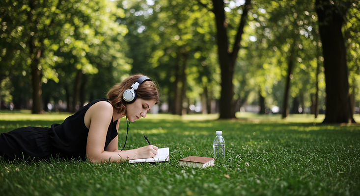 JPG 나무 편집이미지 공원 여학생 행복 음악 자연 아침 휴식 잔디 일상 일기 물병 집중 글짓기 창의성 의료성형뷰티 편집실사 AI인물포토 AI콘텐츠 주간 식물 학생 공공시설 여자 감정 컨셉 문화예술 라이프 물통 CG 생태계 파일형식 AI포토