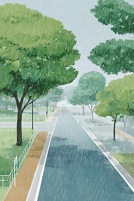 JPG 나무 공원 감정 길 여유 일러스트 자연 날씨 휴식 풍경 잔디 일상 물 환경 산책로 대기 비 흐림 차분 국내일러스트 AI일러스트 AI콘텐츠 자연요소 식물 공공시설 컨셉 라이프 생태계 파일형식