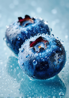 JPG 편집이미지 접시 음식 백그라운드 과일 자연 건강 수확 물방울 신선 블루베리 직사각형 밝은색 편집실사 AI포토 AI콘텐츠 도형 식기 농업 CG 생태계 파일형식