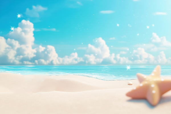JPG 구름 편집이미지 물결 바다 여행 자연 하늘 풍경 해변 여름 파란색 모래사장 평화 일몰 별자리 청명 편집실사 AI컴퓨터그래픽 AI콘텐츠 자연요소 계절 컬러 컨셉 노을 CG 생태계 파일형식