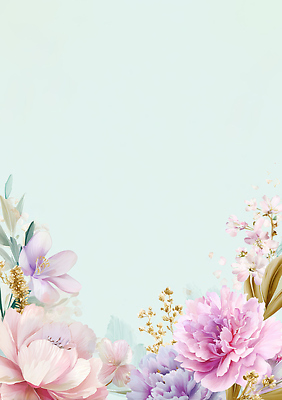 JPG 디자인 꽃 예술 컬러 백그라운드 일러스트 자연 생명 장식 파란색 부드러움 화사함 조화 뷰티풀 국내일러스트 AI일러스트 AI콘텐츠 식물 컨셉 감각 생태계 파일형식