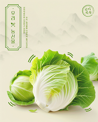 PSD 템플릿 음식 농업 채소 자연 건강 파란색 농작물 농사 전시 신선 양배추 조화 색감 식생활 이미지템플릿 산업 컬러 생태계 파일형식