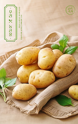 PSD 템플릿 잎 채소 식재료 자연 식탁 탁자 감자 농작물 농장 신선 섬유 조화 건강식 제철 이미지템플릿 식물 음식 가구 농업 직물 생태계 파일형식