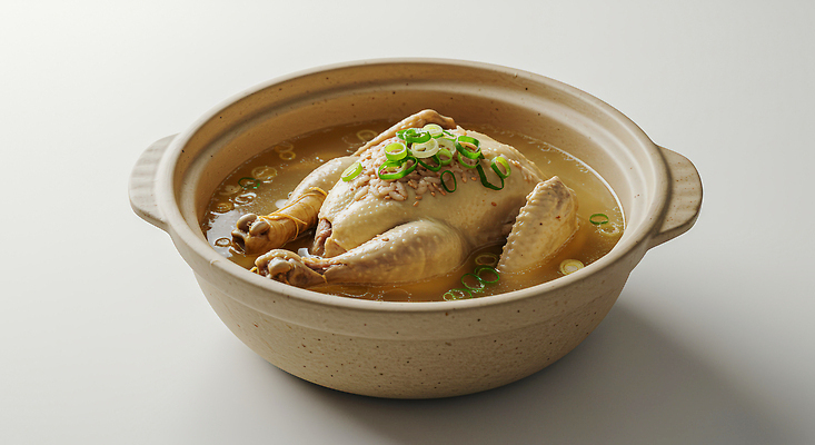 JPG 편집이미지 한식 반찬 마늘 사람없음 닭고기 전통음식 인삼 보양식 레시피 국물 삼계탕 건강식 대파 편집실사 AI포토 AI콘텐츠 전통 음식 채소 육류 삼 CG 파 몸보신 파일형식