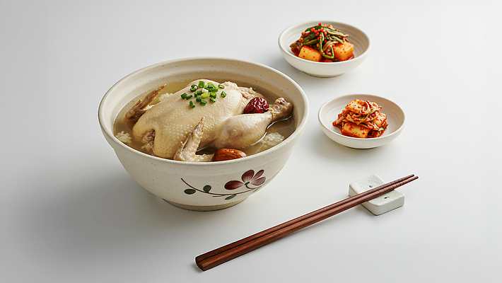 JPG 편집이미지 한식 재료 반찬 김치 건강 육류 요리 사람없음 식사 전통음식 삼계탕 한그릇 편집실사 AI포토 AI콘텐츠 1 전통 음식 식재료 CG 보양식 파일형식