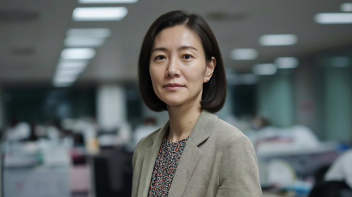 JPG 편집이미지 여자 중년 미소 사람 정장 비즈니스라이프 사무실 카메라 작업 자신감 동료 전문 의료성형뷰티 편집실사 AI인물포토 AI콘텐츠 라이프스타일 옷 감정 비즈니스 관계 표정 성인 전자제품 CG 파일형식 AI포토