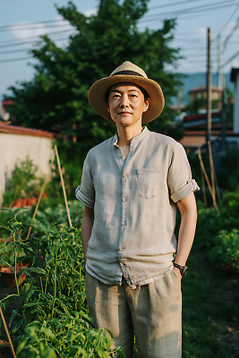 JPG 식물 편집이미지 남자 여유 중년 채소 모션 자연 따뜻함 미소 야외 일상 햇빛 농장 정원 농부 가꾸기 의료성형뷰티 편집실사 AI인물포토 AI콘텐츠 직업 감정 농업 표정 사람 성인 라이프 태양 CG 생태계 파일형식 AI포토