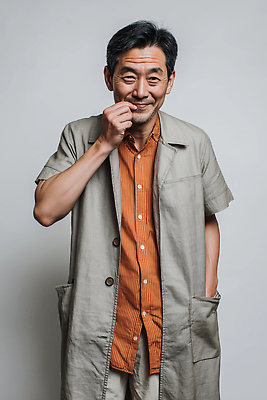 JPG 편집이미지 옷 남자 감정 컬러 중년 포즈 표정 미소 카메라 찡그림 의료성형뷰티 스타일 외모 편집실사 AI인물포토 AI콘텐츠 사람 성인 전자제품 CG 파일형식 AI포토