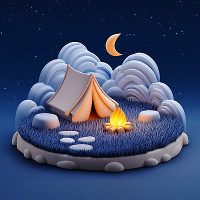 JPG 구름 무료이미지 편집이미지 여행 자연 밤하늘 휴식 조명 텐트 풍경 잔디 야외 여름 캠핑 달 편안함 모닥불 편집3D AI컴퓨터그래픽 AI콘텐츠 자연요소 식물 계절 컨셉 하늘 불 레저 캠핑도구 3D 감각 야간 생태계 파일형식