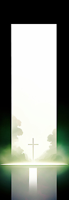 JPG 감정 상징 십자가 일러스트 자연 하늘 풍경 빛 평화 환경 고요 연기 신비 영감 존재 철학 국내일러스트 AI일러스트 AI콘텐츠 교육 컨셉 생태계 파일형식