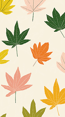 JPG 모양 나무 디자인 계절 예술 컬러 백그라운드 단풍 잎 패턴 일러스트 자연 생명 풍경 보라색 가을 크기 배열 뷰티풀 국내일러스트 AI일러스트 AI콘텐츠 식물 무늬 생태계 파일형식