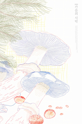 PSD 식물 그릇 컬러 일러스트 자연 생명 한국 미술 풍경 환경 농사 버섯 가을 숲 생태계 숲길 뷰티풀 색채 국내일러스트 식기 계절 아시아 길 농업 문화예술 파일형식