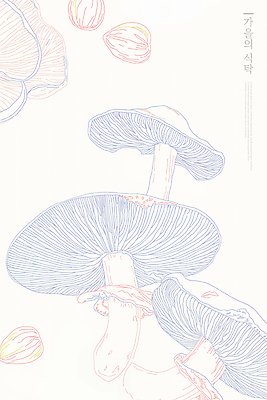 모양 PSD 전통 음식 컬러 채소 일러스트 재료 자연 식탁 요리 농작물 버섯 다양 수확 가을 신선 지역 건강식 뷰티풀 제철 국내일러스트 계절 다수 농업 탁자 생태계 파일형식